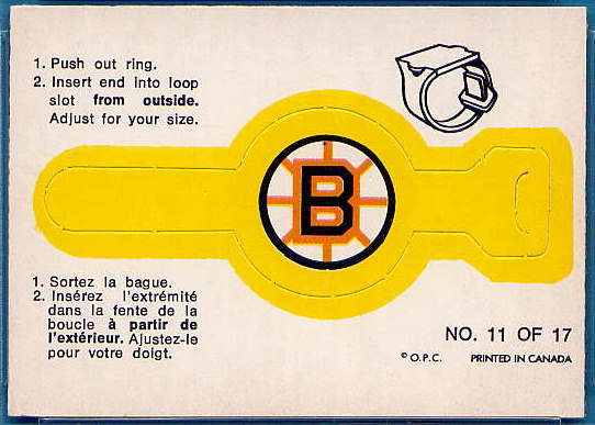 11 Boston Bruins